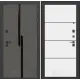 Входная дверь CARBON 25 - Белый софт, черная вставка
