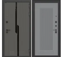 Входная дверь CARBON 30 - Серый рельеф софт