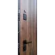 Дверь стальная РУБЕЖ Орех каньон коньяк/Белый матовый