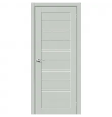 Дверь эмалит BRAVO Браво-28 ДО Grey Matt