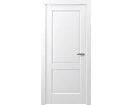 Дверь экошпон ZADOOR Classic S Венеция ДГ Матовый белый
