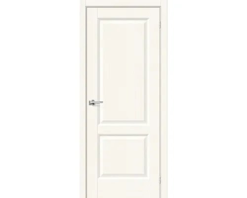 Дверь экошпон BRAVO Неоклассик-32 ДГ White Wood