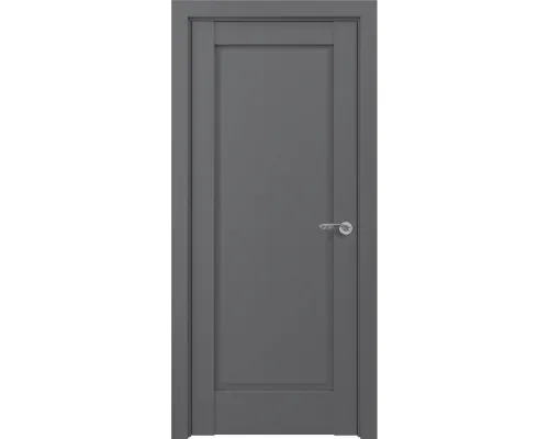 Дверь экошпон ZADOOR Classic S Неаполь ДГ Матовый серый