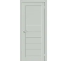 Дверь эмалит BRAVO Браво-21 ДГ Grey Matt