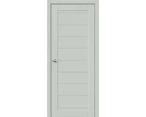 Дверь эмалит BRAVO Браво-21 ДГ Grey Matt
