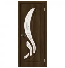 Дверь BRAVO Лотос 2 Dark Barnwood Art Glass
