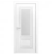 Дверь BP-DOORS Фави В0 ДО Эмаль белая с патиной серебро