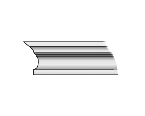 Карниз Текона серия Smalta-Deco RAL 9003