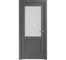 Дверь экошпон ZADOOR Classic S Венеция ДО Матовый серый