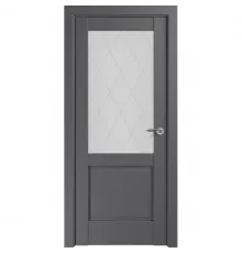 Дверь экошпон ZADOOR Classic S Венеция ДО Матовый серый