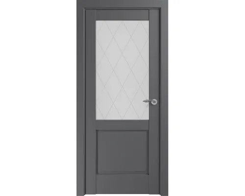 Дверь экошпон ZADOOR Classic S Венеция ДО Матовый серый