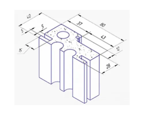 Коробка Kapelli Противопожарная комплект 2,5 шт. RAL 7040