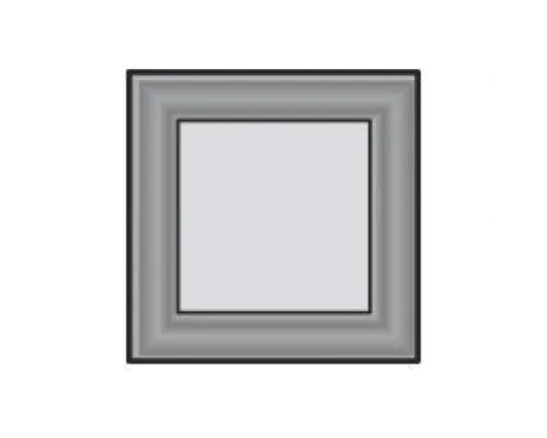 Розетка BP-DOORS серия SHELLY Эмаль серая
